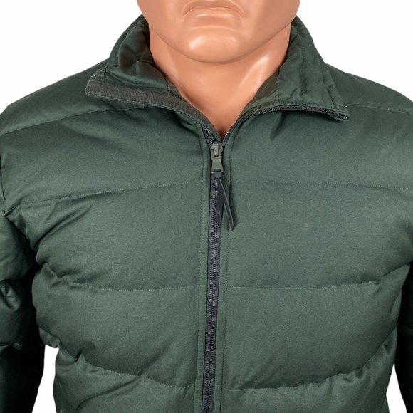 Under Armour Storm Men Down Jacket Hood Green Zip Size L 1342702 310 - Picture 2 of 7